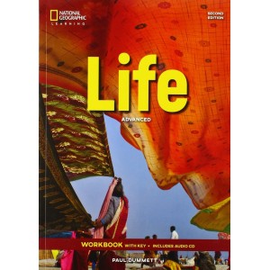 Робочий зошит Life 2nd Edition Advanced workbook with Key and Audio CD Dummett, P ISBN 9781337286497