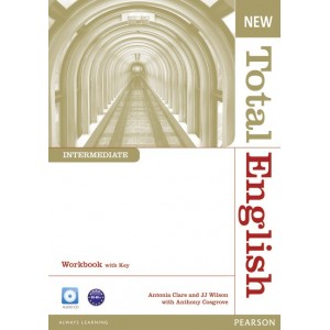 Робочий зошит Total English New Interm Workbook with key with Audio CD ISBN 9781408267356