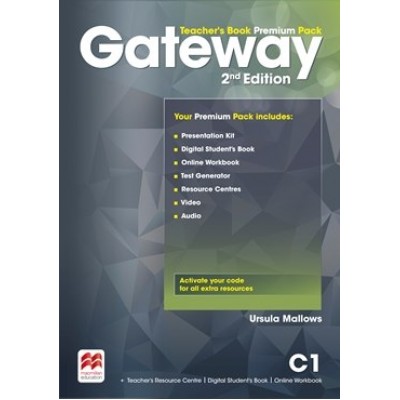 Книга для вчителя Gateway 2nd Edition C1 Teachers Book Premium Pack ISBN 9781786323118 заказать онлайн оптом Украина