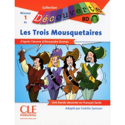 1 Les Trois Mousquetaires Livre + CD audio ISBN 9782090382969 заказать онлайн оптом Украина