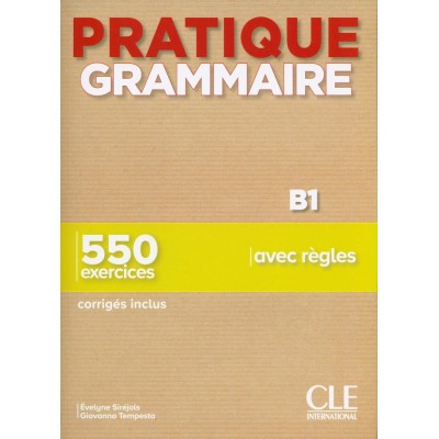 Книга Pratique Grammaire B1 Livre avec Corrig?s ISBN 9782090389869 заказать онлайн оптом Украина