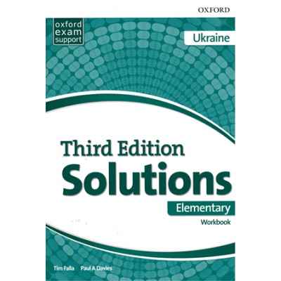 Робочий зошит Solutions 3rd Edition Elementary Workbook (Ukrainian Edition) заказать онлайн оптом Украина