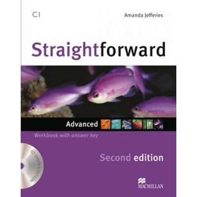 Робочий зошит Straightforward 2nd Edition Advanced Workbook with key and CD ISBN 9780230423466 заказать онлайн оптом Украина