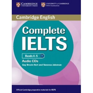 Диск Complete IELTS Bands 4-5 Class Audio CDs (2) ISBN 9780521179584