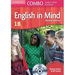 Підручник English in Mind Combo 2nd Edition 1B Students Book+workbook with DVD-ROM Puchta, H ISBN 9780521183277