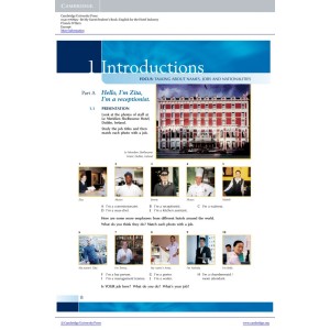 Підручник Be My Guest (English for the Hotel Industrry) Students Book OHara, F ISBN 9780521776899