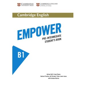 Підручник Cambridge English Empower B1 Pre-Intermediate Students Book Doff, A ISBN 9781107466517
