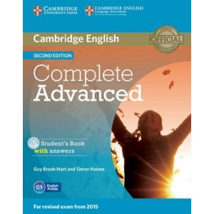 Підручник Complete Advanced Second edition Students Book with answers with CD-ROM ISBN 9781107670907