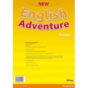Книга New English Adventure Starter B Posters ISBN 9781292121093