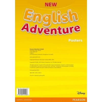 Книга New English Adventure Starter B Posters ISBN 9781292121093 замовити онлайн