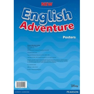 Книга New English Adventure Starter A Posters ISBN 9781292121109