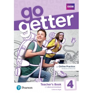 Книга для вчителя Go Getter 4 Teachers book/ExtraOnlineHomework/DVD-ROM ISBN 9781292210087