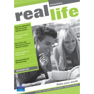 Робочий зошит Real Life Elementary Workbook with Audio CD/CD-ROM ISBN 9781408235133 заказать онлайн оптом Украина