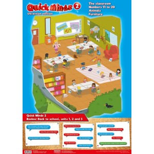 Книга Quick Minds 2 Комплект плакатів 3 шт. ISBN 9786177713318