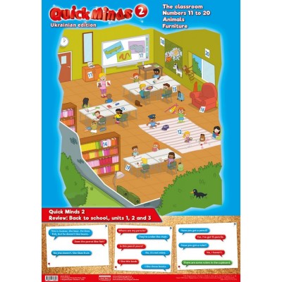 Книга Quick Minds 2 Комплект плакатів 3 шт. ISBN 9786177713318 замовити онлайн