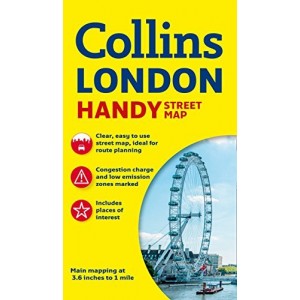 Книга Collins London Handy Street Map ISBN 9780008136642