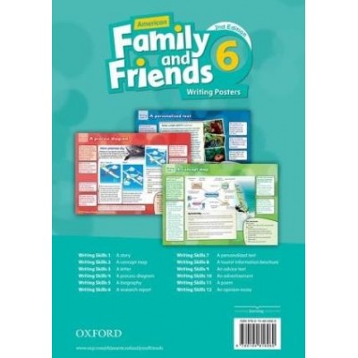 Книга Family and Friends 2nd Edition 6 Writing Posters ISBN 9780194809399 заказать онлайн оптом Украина