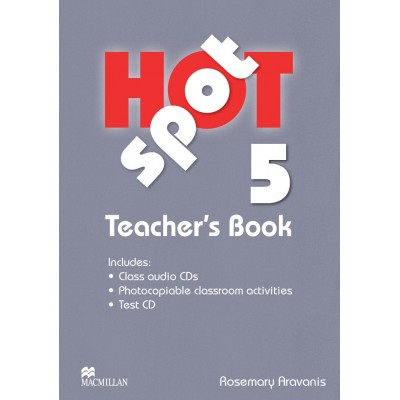 Книга для вчителя Hot Spot 5 Teachers Book with Class CDs and Test CD ISBN 9780230408807 заказать онлайн оптом Украина