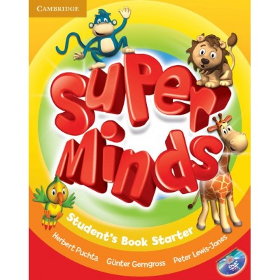 Підручник Super Minds Starter Students Book with DVD-ROM Puchta G ISBN 9780521148528 заказать онлайн оптом Украина