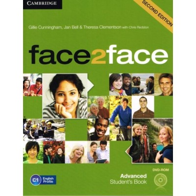 Підручник Face2face 2nd Edition Advanced Students Book with DVD-ROM Cunningham, G ISBN 9781107679344 заказать онлайн оптом Украина