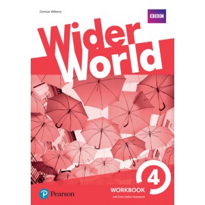 Робочий зошит Wider World 4 workbook with Online Homework ISBN 9781292178806