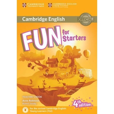 Книга Fun for 4th Edition Starters Teachers Book with Downloadable Audio ISBN 9781316617496 заказать онлайн оптом Украина