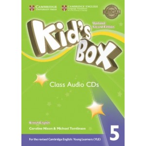Диск Kids Box Updated 2nd Edition 5 Class Audio CDs (3) Nixon, C ISBN 9781316629000