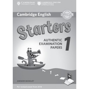 Книга Cambridge English Starters 1 for Revised Exam from 2018 Answer Booklet ISBN 9781316635933