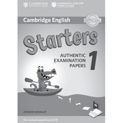 Книга Cambridge English Starters 1 for Revised Exam from 2018 Answer Booklet ISBN 9781316635933 заказать онлайн оптом Украина