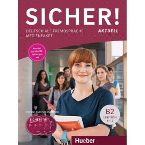 Підручник Медиа пакет Sicher! Aktuell B2 Medienpaket (2 Audio-CDs und 2 DVDs zum Kursbuch) Lektion 1-12 ISBN 9783193312075