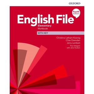 Робочий зошит English File 4th Edition Elementary workbook with Key ISBN 9780194032896