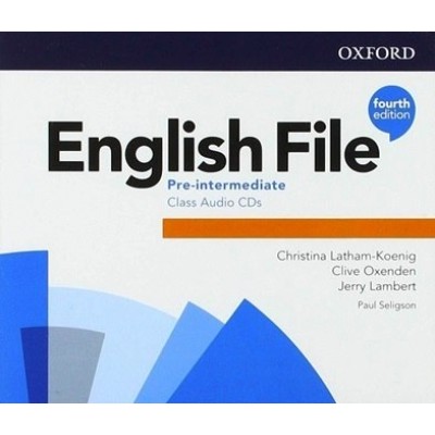 Диск English File 4th Edition Pre-Intermediate Class Audio CDs (3) ISBN 9780194036290 заказать онлайн оптом Украина