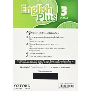 Підручник English Plus 2nd Edition 3 Students Book Classroom Presentation Tool eBook Pack ISBN 9780194214513