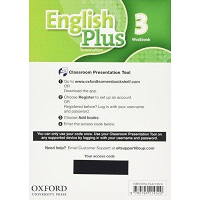 Підручник English Plus 2nd Edition 3 Students Book Classroom Presentation Tool eBook Pack ISBN 9780194214513 заказать онлайн оптом Украина