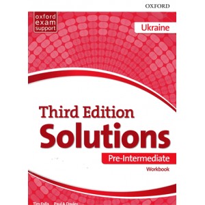 Робочий зошит Solutions 3rd Edition Pre-Intermediate Workbook (Ukrainian Edition)