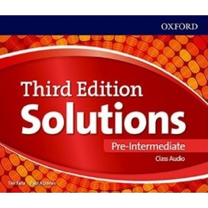 Диск Solutions 3rd Edition Pre-Intermediate Class Audio CDs (3) ISBN 9780194510677
