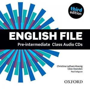 Диск English File 3rd Edition Pre-Intermediate Class Audio CDs (4) ISBN 9780194598590