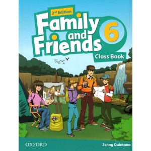 Підручник Family and Friends 2nd Edition 6 Class Book Jenny Quintana ISBN 9780194808460