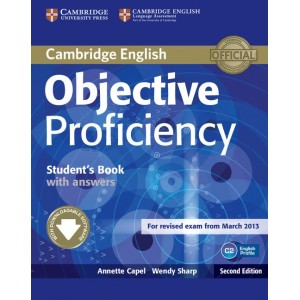 Підручник Objective Proficiency Second edition Students Book with answers with Downloadable Software Capel, A ISBN 9781107646377