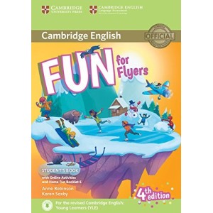 Підручник Fun for 4th Edition Flyers Students Book with Online Activities with Audio and Home Fun Booklet 6 ISBN 9781316617588