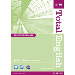 Книга для вчителя Total English New Pre-Interm Teachers Book with CD-Rom ISBN 9781408267288
