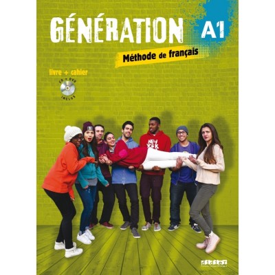 Generation A1 Livre + Cahier + Mp3 CD + DVD ISBN 9782278086290 заказать онлайн оптом Украина